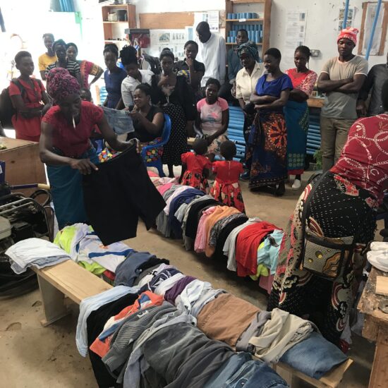 distribution of clothes